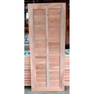 บานประตูลายโมเดิร์นเอ็นบวกขอบ5 ขนาด 80*200 ซม.(ทากันปลวก)