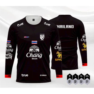 เสื้อกีฬาพิมพ์ลายแขนยาว ใส่ได้ทั้งหญิง/ชาย