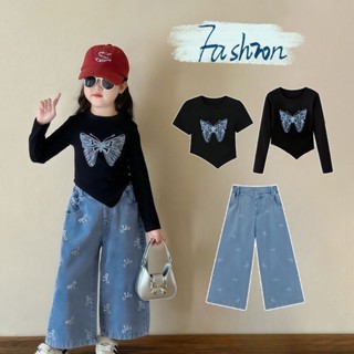 Beryl kids🌸ชุดเซ็ทเด็กแฟชั่น🎀ชุดเด็กผู้หญิงน่ารัก เสื้อยืดลำ…