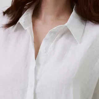 Chewa KIKO SHIRT - เสื้อเชิ้ต แขนล้ำ ผ้าลินิน - LN37