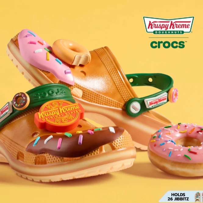 🇰🇷พร้อมส่ง crocs krispy kreme x Haribo - iuseoul preorderoppa