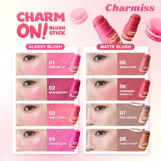 [ปัดแก้มพกพาง่าย] | บลัชสติ๊ก Charm On | CHARMISS CHARM ON BlUSH STICK 3 g มินิบลัชสติ๊ก เกลี่ยง่าย ติดทนตลอดวัน