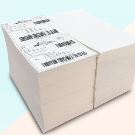 Boqi Factory  กระดาษสติ๊กเกอร์ก กระดาษพับ กระดาษบาร์โค้ดขนาด 100x150mm10000แผ่น  Item Sticker