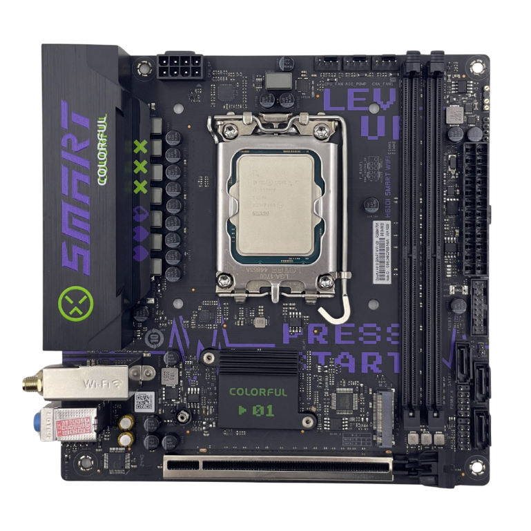 Intel Core i7 12700F พร้อมบอร์ด Colorful H610i ITX Wifi มือสอง ประกัน 90 วัน