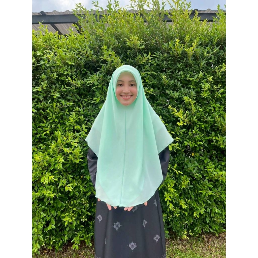 ผ้าคลุมนักเรียนผ้าเม็ดทรายจอเจียทรงไข่