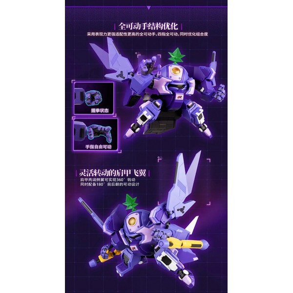 Yi Li Chuang Wan Fruity Robo FR06 Turbo Grape 6977327200069 (Plastic Model) ราคา ถูกที่สุด ดีลบีเคเค แกลเลอรีภาพที่ 4