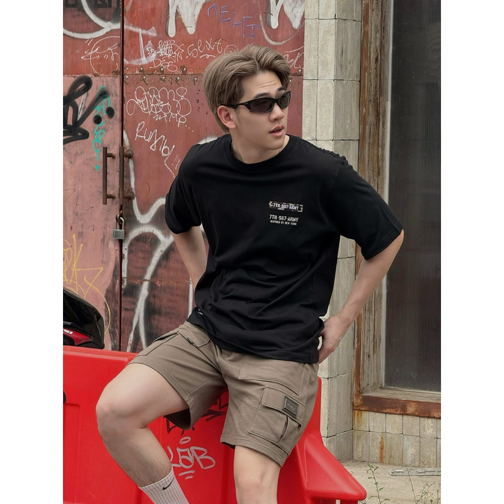 7th Street ( เซเว่นสตรีท ) เสื้อยืดแบบโอเวอไซส์  (Oversize) รุ่น O-SOS002