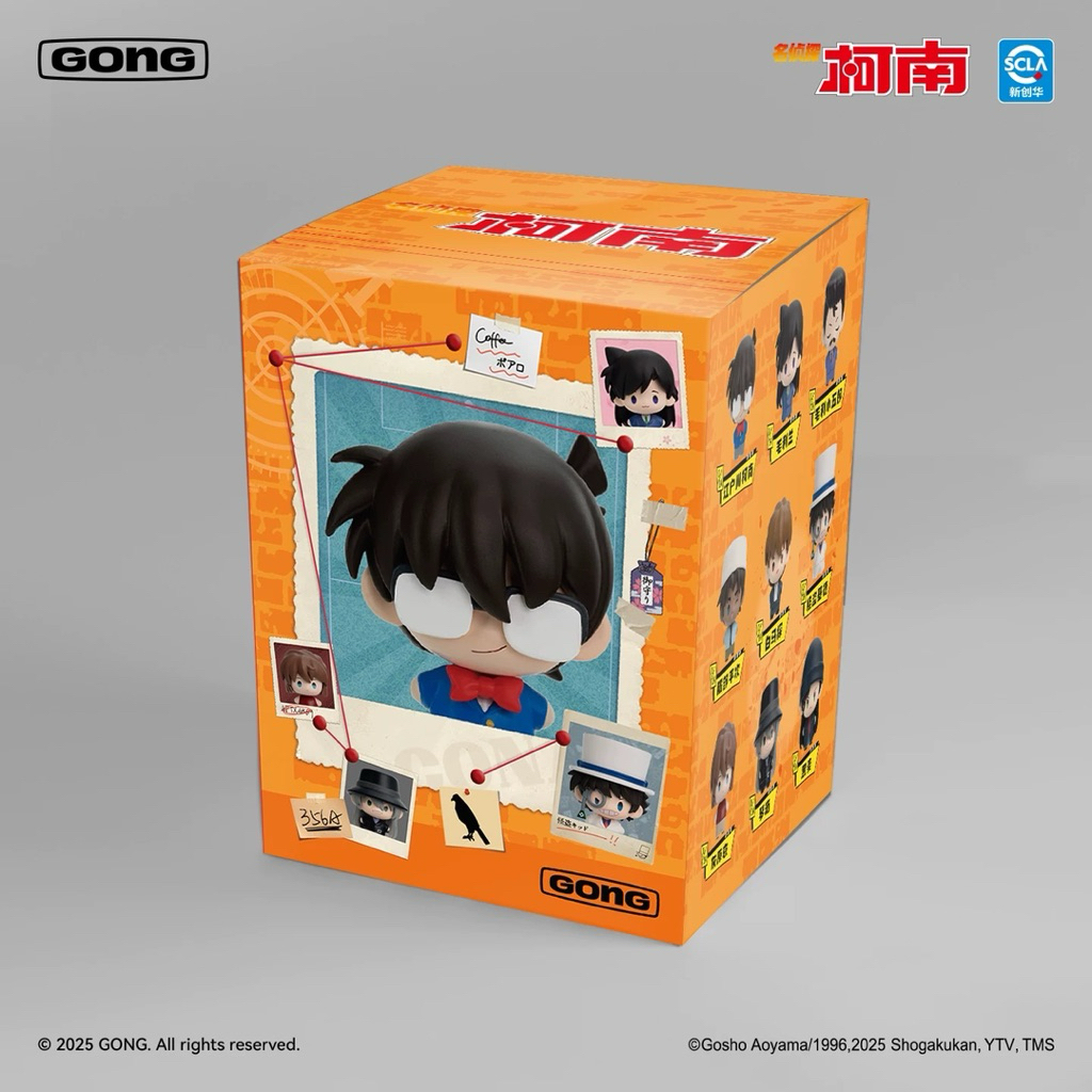 [กล่องสุ่ม] โมเดล POP MART : DETECTIVE CONAN - SUPER MINI FIGURE มินิ โคนัน 4CM ลิขสิทธิ์แท้