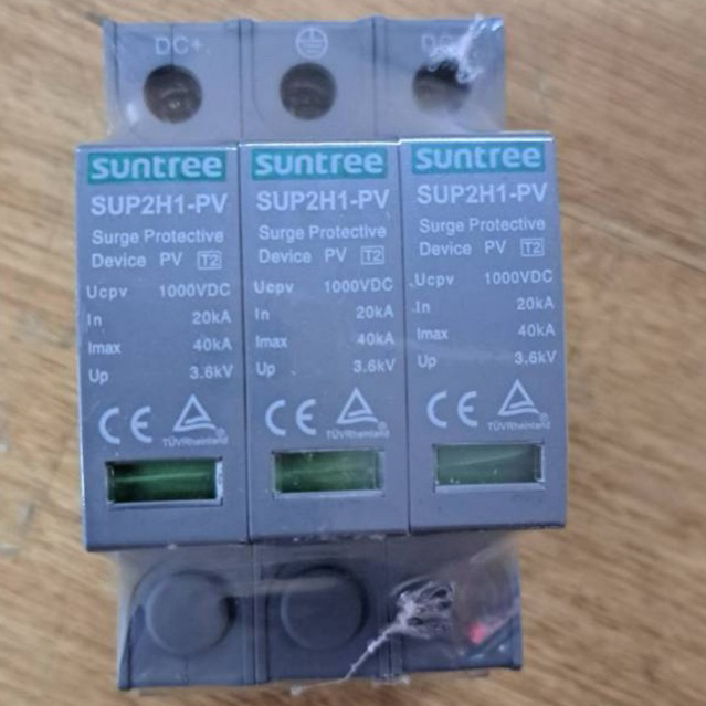 เสิร์จกันฟ้า Surge กันฟ้าผ่า ไฟกระชาก DC 3P 1000v SPD SUNTREE