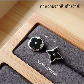 ✨ต่างหูสแตนเลส รุ่นL-v34 ดีไซน์ดอกไม้ สวยหรูหรา เรียบง่ายใส่ได้ทุกวันค่ะ✨