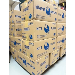 แป้งสาลีอเนกประสงค์ ตราว่าว Kite Flour Lot.ผลิต เติมล็อตใหม่ตลอด (ยกลัง 1*10 ถุง)