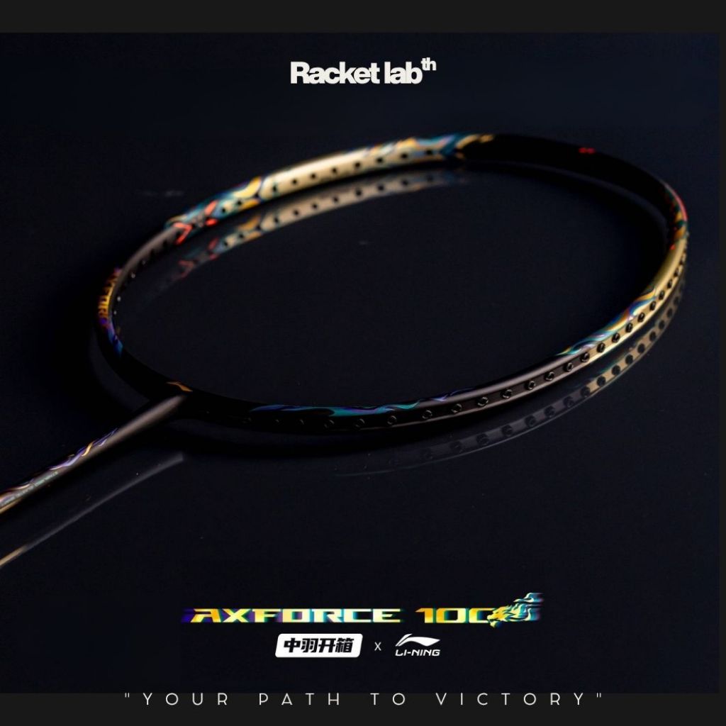 Li-Ning ไม้แบดมินตัน รุ่น AXFORCE100 - QILIN 🐉 3U/4U รับประกันของแท้ 100% (พรีออเดอร์)
