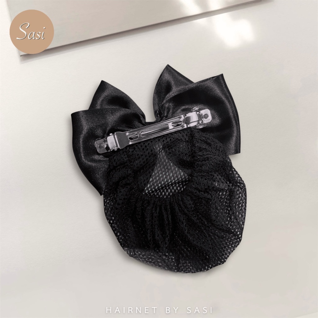 Hairnet/เน็ตติดผม ขนาดเล็ก โบว์ไม่มีหาง ทรงสวย ถูกระเบียบ - รูปที่ 2