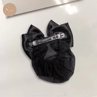 Hairnet/เน็ตติดผม ขนาดเล็ก โบว์ไม่มีหาง ทรงสวย ถูกระเบียบ