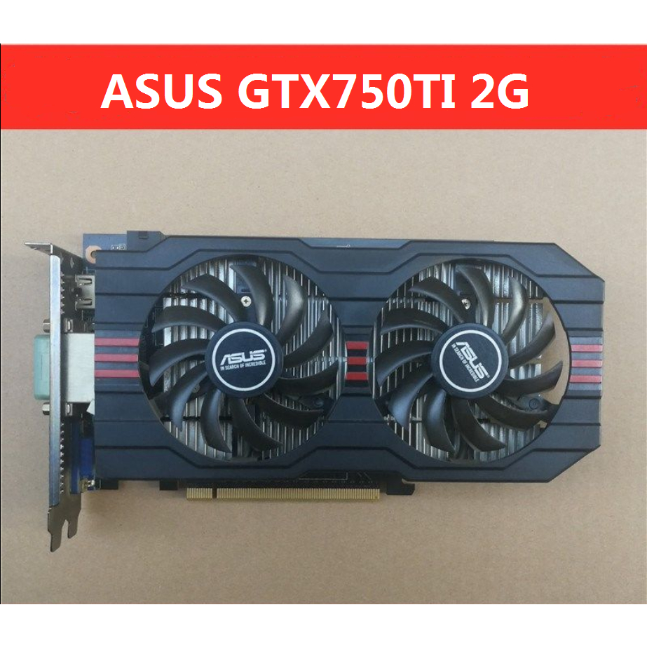 🔥เดสก์ทอป คอมพิวเตอร์  การ์ดจอ ASUS GTX750Ti 2Gถอดชิ้นส่วน มือสอง ประสิทธิภาพสูง สำนักงานเกมเข้ากันไ