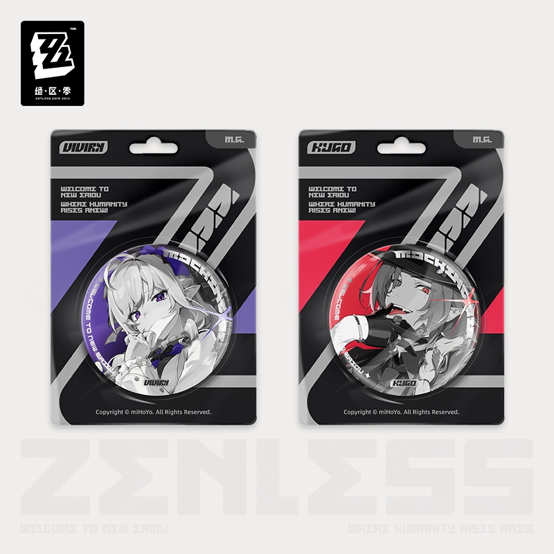 [ พร้อมส่ง / Official ] Zenless Zone Zero Mindscape Badge - Mockingbird ZZZ เข็มกลัด Mockingbird Hug