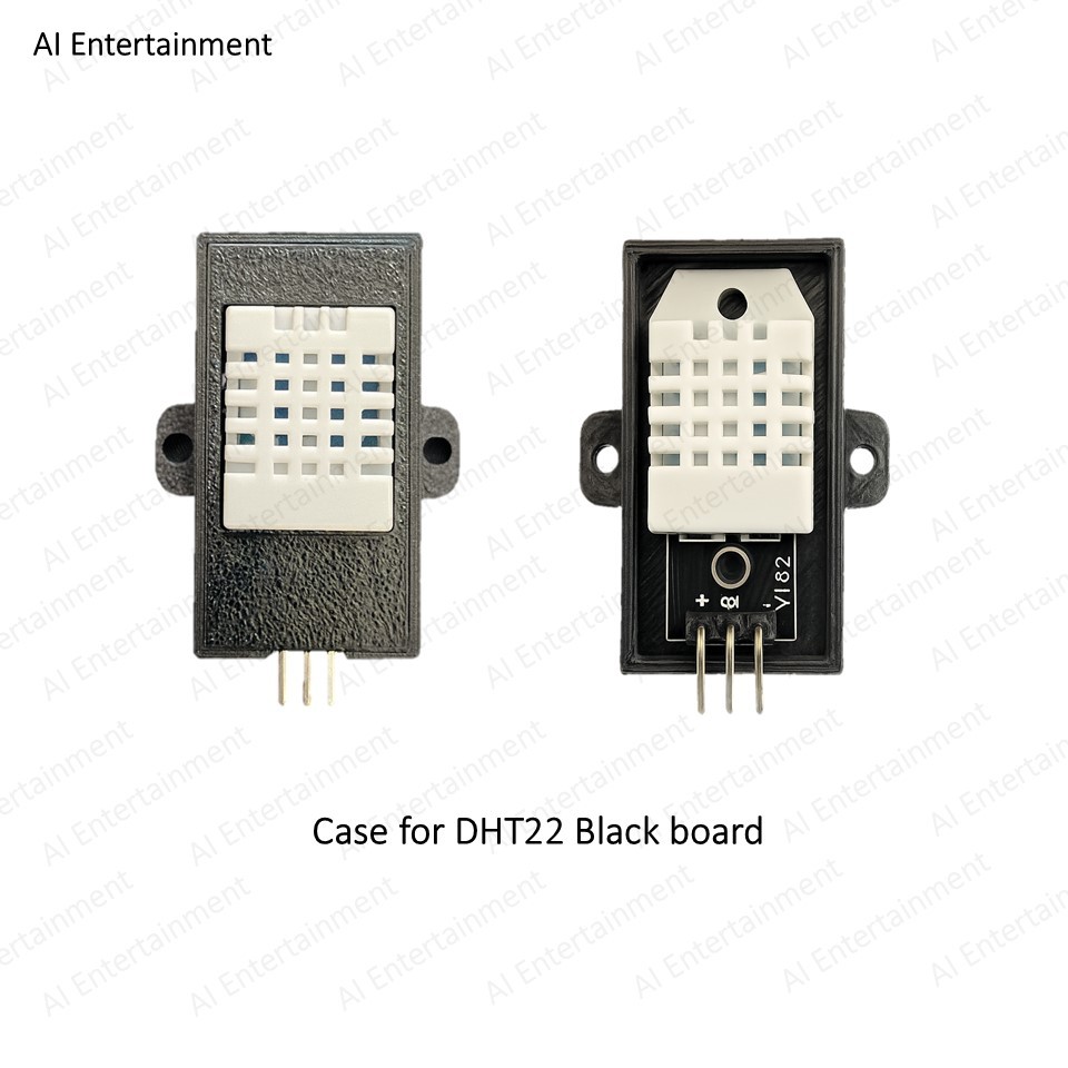Case DHT22 black เคส DHT22 บอร์ดสีดำ