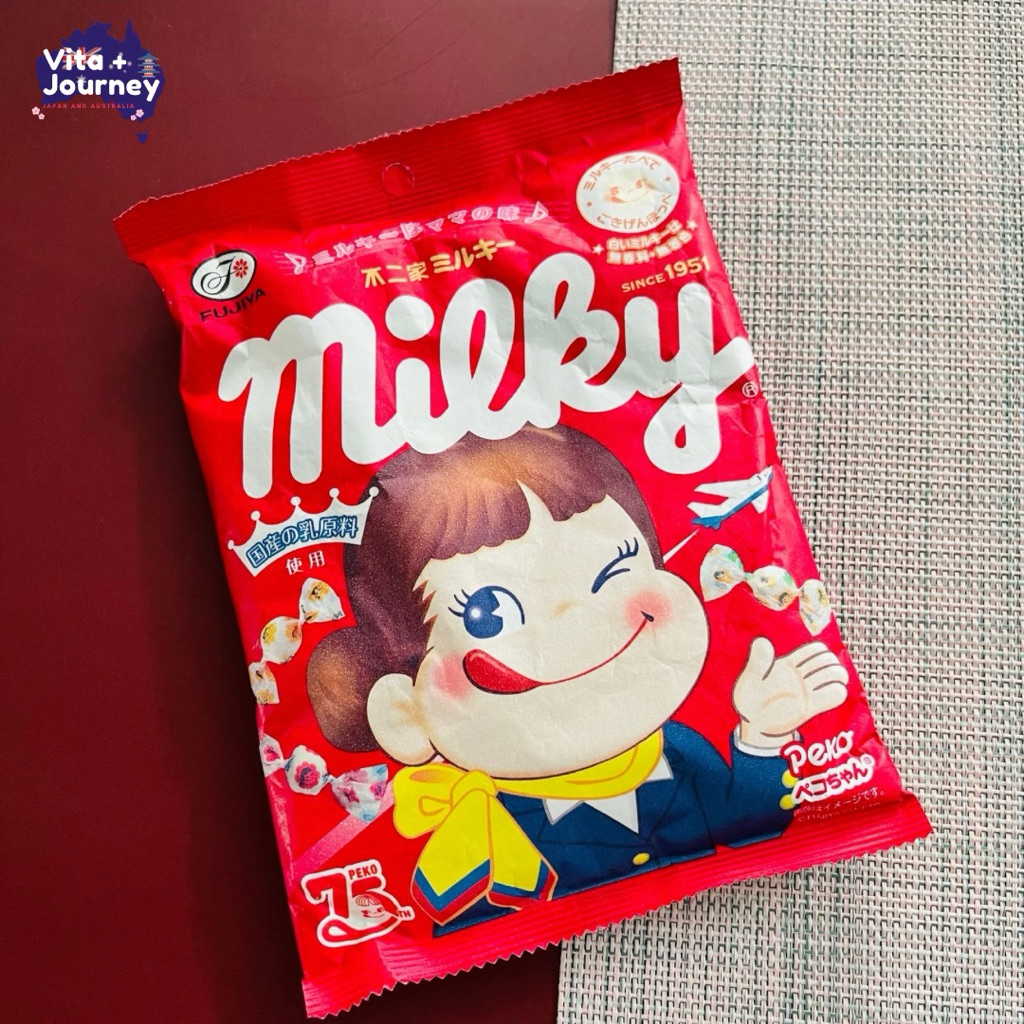 พร้อมส่ง ลูกอม ทอฟฟี่นม เป๊ะโกะ Fujiya Milky Peko Candy ขนาด 100 กรัม