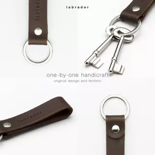 labrador KEY ring พวงกุญแจหนังแท้ (LAA007)