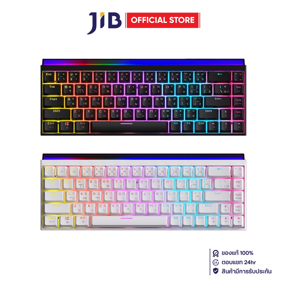KEYBOARD (คีย์บอร์ด) AJAZZ NK68 - RED SWITCH RAINBOW LED EN/TH