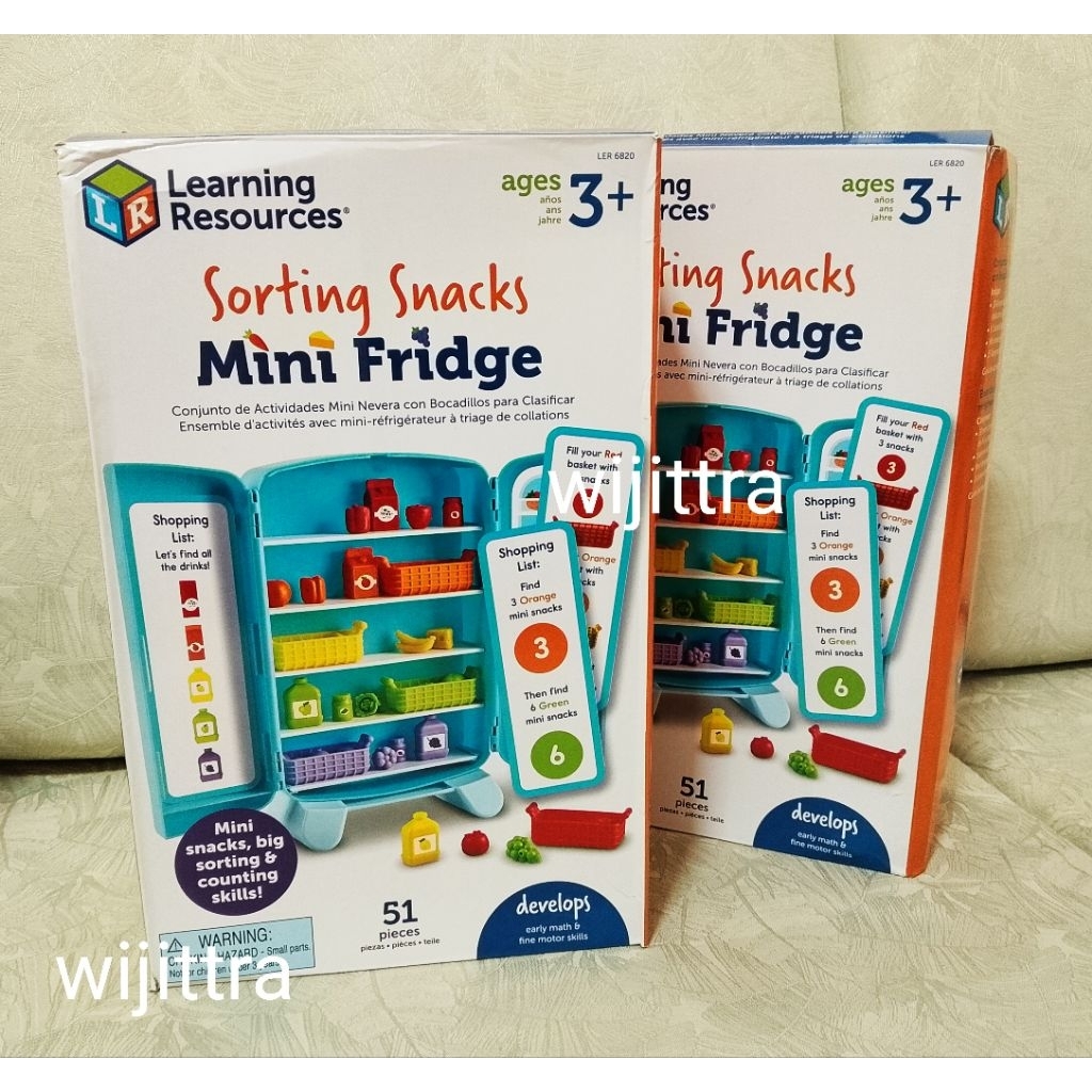 "Sorting Snacks Mini Fridge" จาก Learning Resources