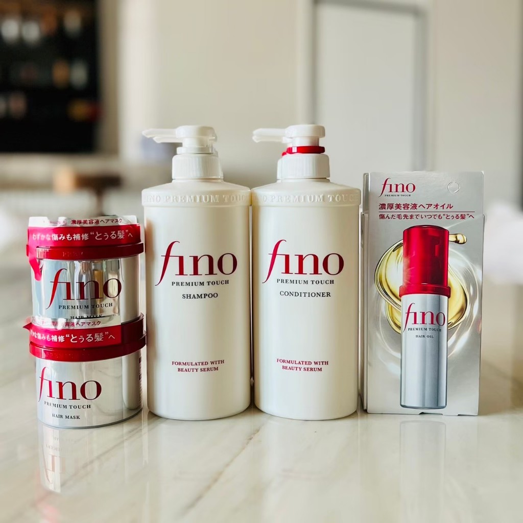 มีหลายสูตรให้เลือก FINO PREMIUM TOUCH HAIR  Shampoo & Conditioner 550 ml/ Essence Hair Oil 70ml /Premium Touทรีทเมนต์