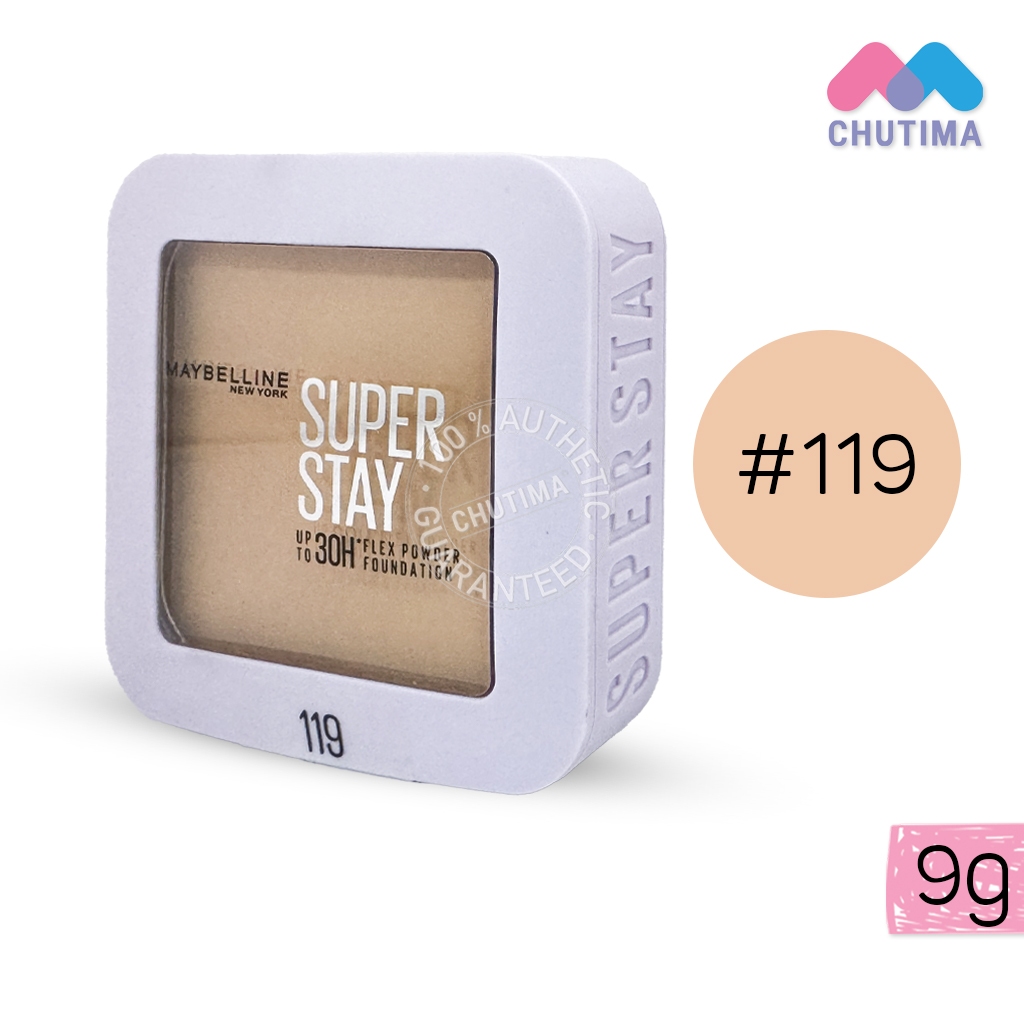 เมย์เบลลีน นิวยอร์ก ซุปเปอร์สเตย์ แป้งผสมรองพื้น แป้งตลับ Maybelline New York Superstay Flex Powder Foundation 9g. ราคา ถูกที่สุด ดีลบีเคเค แกลเลอรีภาพที่ 5