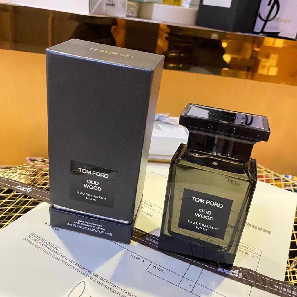 น้ำหอมแท้Tom Foŗd Oud Wood  Eau de Parfum 100ml น้ำหอมUnisex