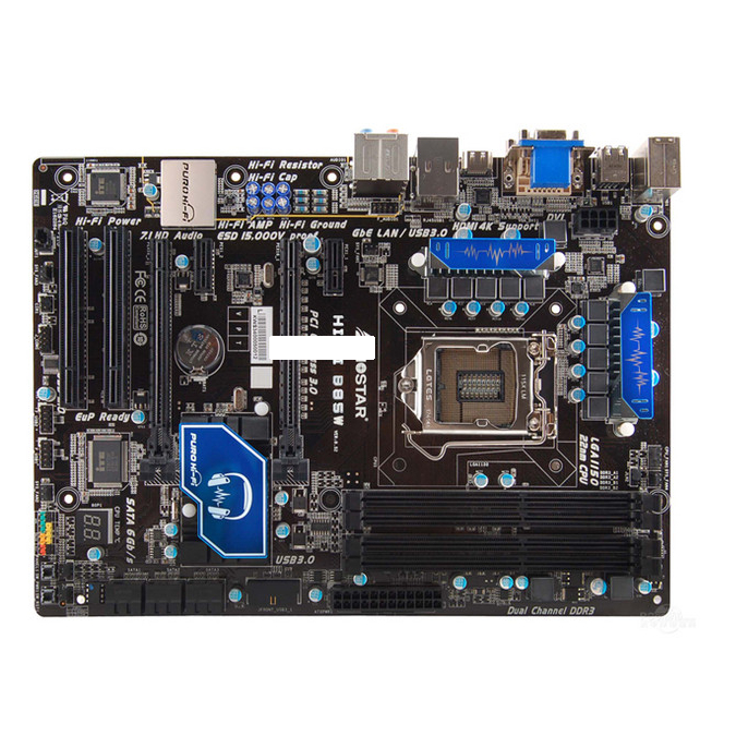 Biostar B85W& S3D LGA 1150 คอมพิวเตอร์ เมนบอร์ด Mainboards