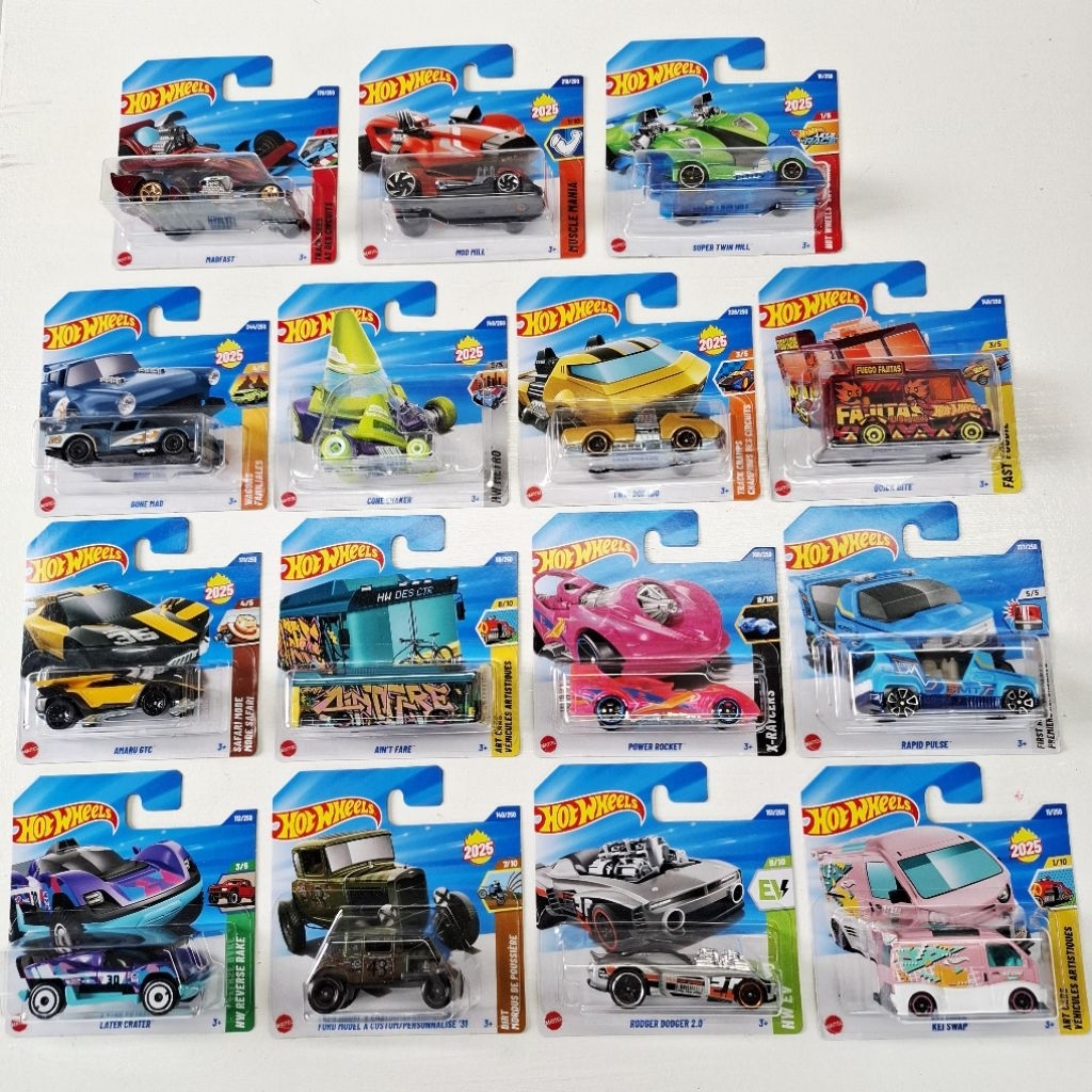 Hot wheels โมเดลรถเหล็กเบสิค สเกล1:64 แพ็คสั้น แพ็คสวย