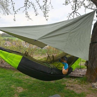 Tarp Hammock Cover คลุมเปล กันน้ํา Camping Shelter น้ําหนักเบาผ้าใบกันน้ําพร้อมกระเป๋า สินค้าส่งจากไทย