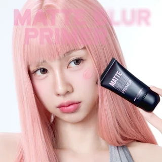 ไพรเมอร์ 4U2 X EVEANDBOY MATTE BLUR PRIMER - PINK PRIMER ไพรเมอร์สีชมพู เบลอผิว คุมมัน ช่วยเติมความชุ่มชื้น ไม่มีซิลิโคน