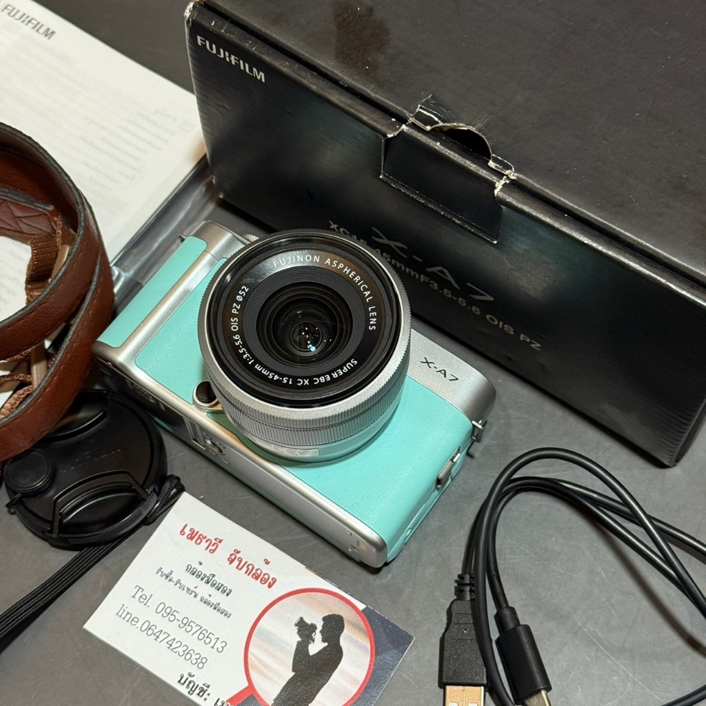 fuji xa7 สีมิ้น ครบกล่อง