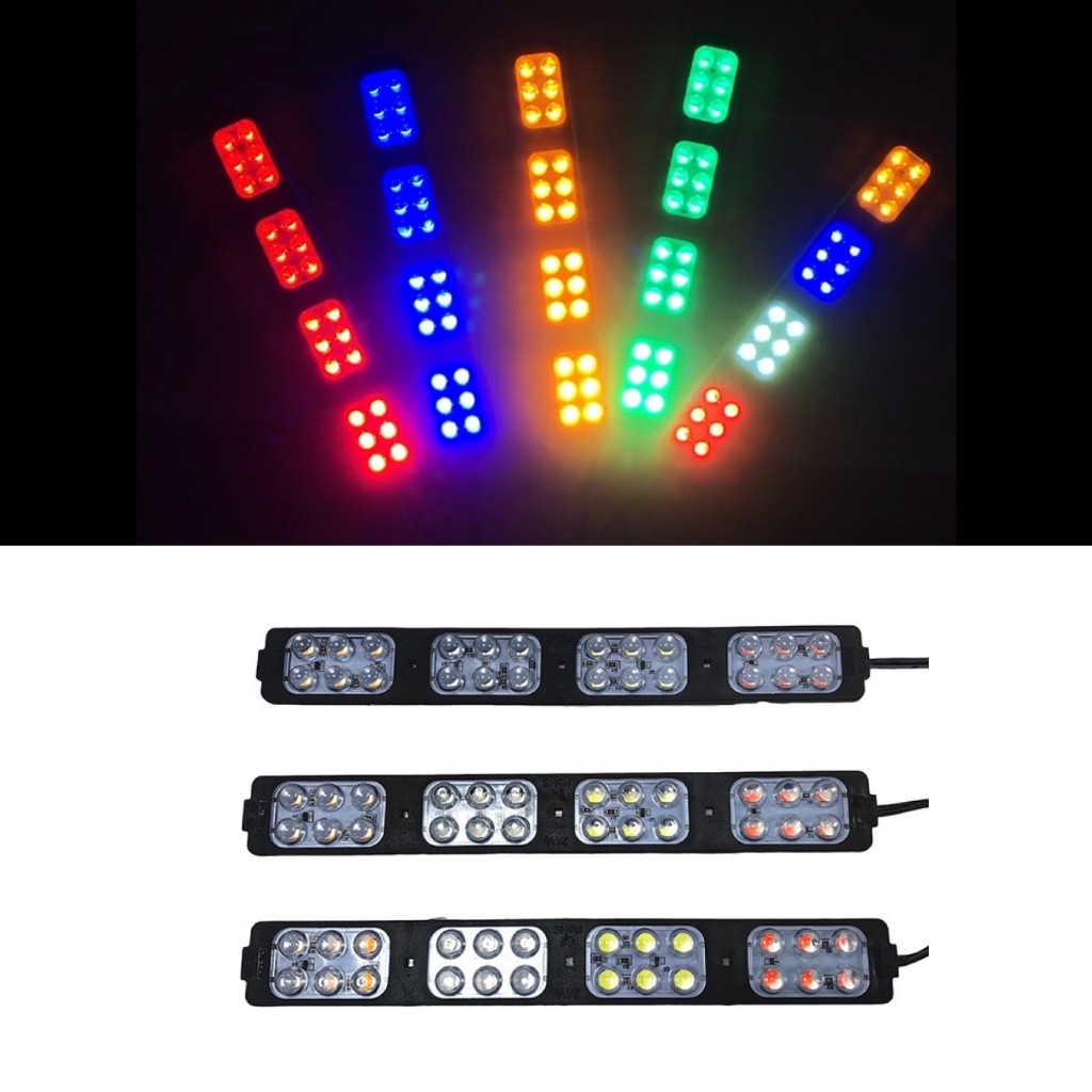 1 ชิ้นไฟ LED กะพริบแรงดันต่ำ 12V-24V สีแดง น้ำเงิน ขาว เหลือง สำหรับมอเตอร์ไซค์ รถยนต์ และรถบรรทุก