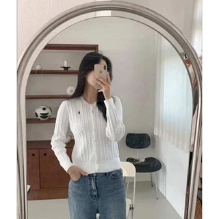 [พร้อมส่ง]Polo ralph lauren mini Cardigan Girls Size 👧 แท้ มี QR code