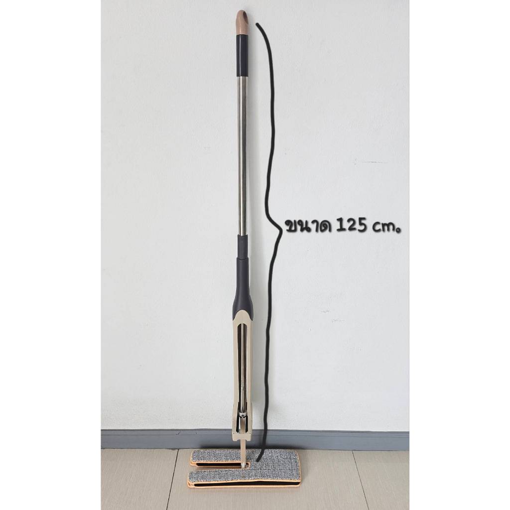 ไม้ถูพิ้น Lazy Mop รุ่นทำความสะอาดได้ 2 ด้าน