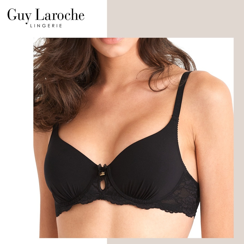 Guy Laroche Lingerie เสื้อในเต้าเรียบ เสริมฟองน้ำ Push Up T-Shirt Bra GB7N44