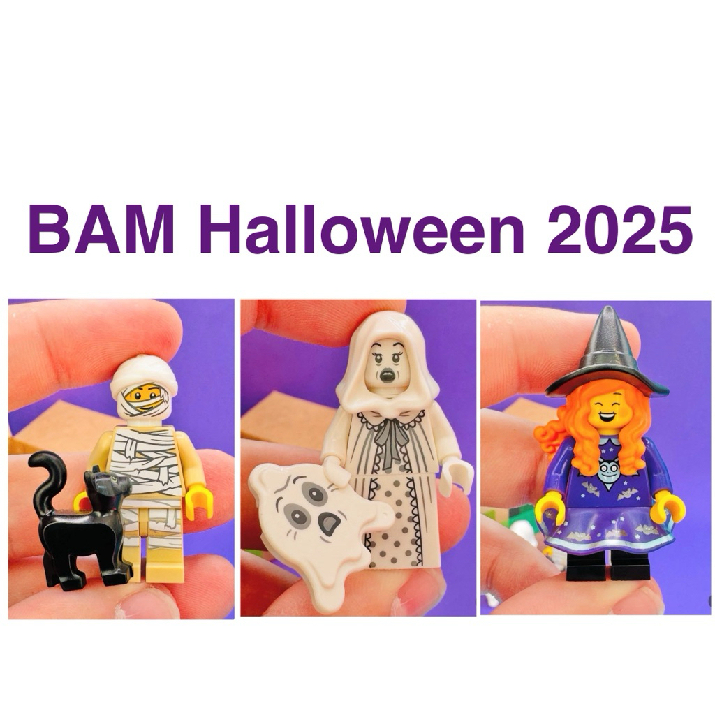 Lego BAM Halloween 2025 : Build a Minifigure Ghost, Mummy, Witch (พร้อมส่ง)