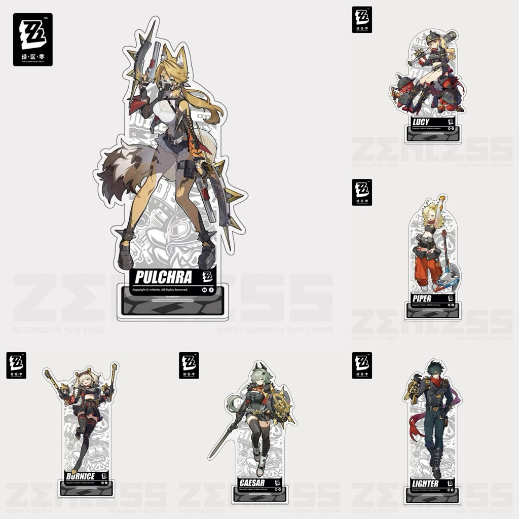 [ พร้อมส่ง / Official ] Zenless Zone Zero Standee – Sons of Calydon ZZZ สแตนดี้ ตัวละคร ฝ่าย Lighter Pulchra Lucy – โปรปัง