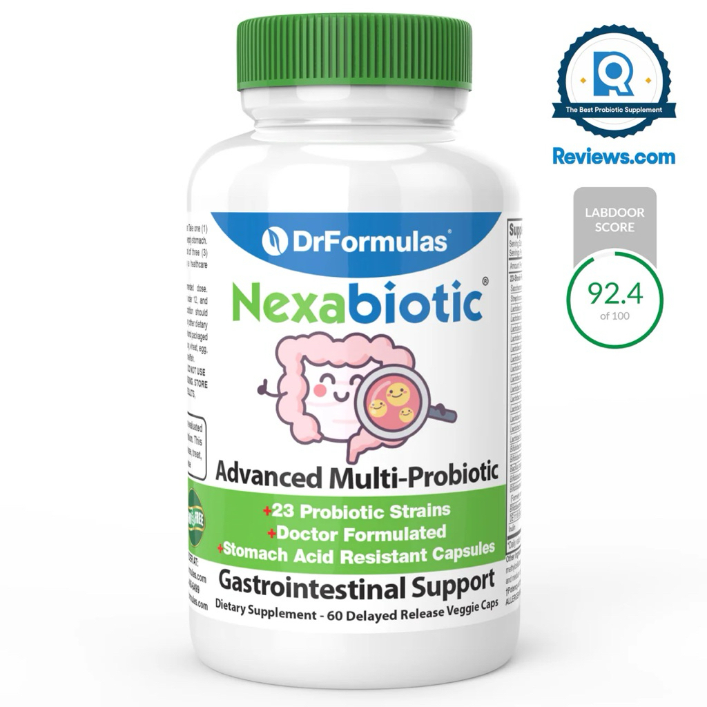(พร้อมส่ง)✨Nexabiotic Probiotics with Prebiotics 60 เม็ด โพรไบโอติกส์ที่ดีที่สุด