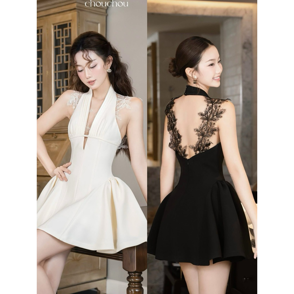 EUNHA DRESS -จากแบรนด์ Chouchou ชุดเวียดนามพร้อมส่ง ไม่ต้องรอพรีออเดอร์