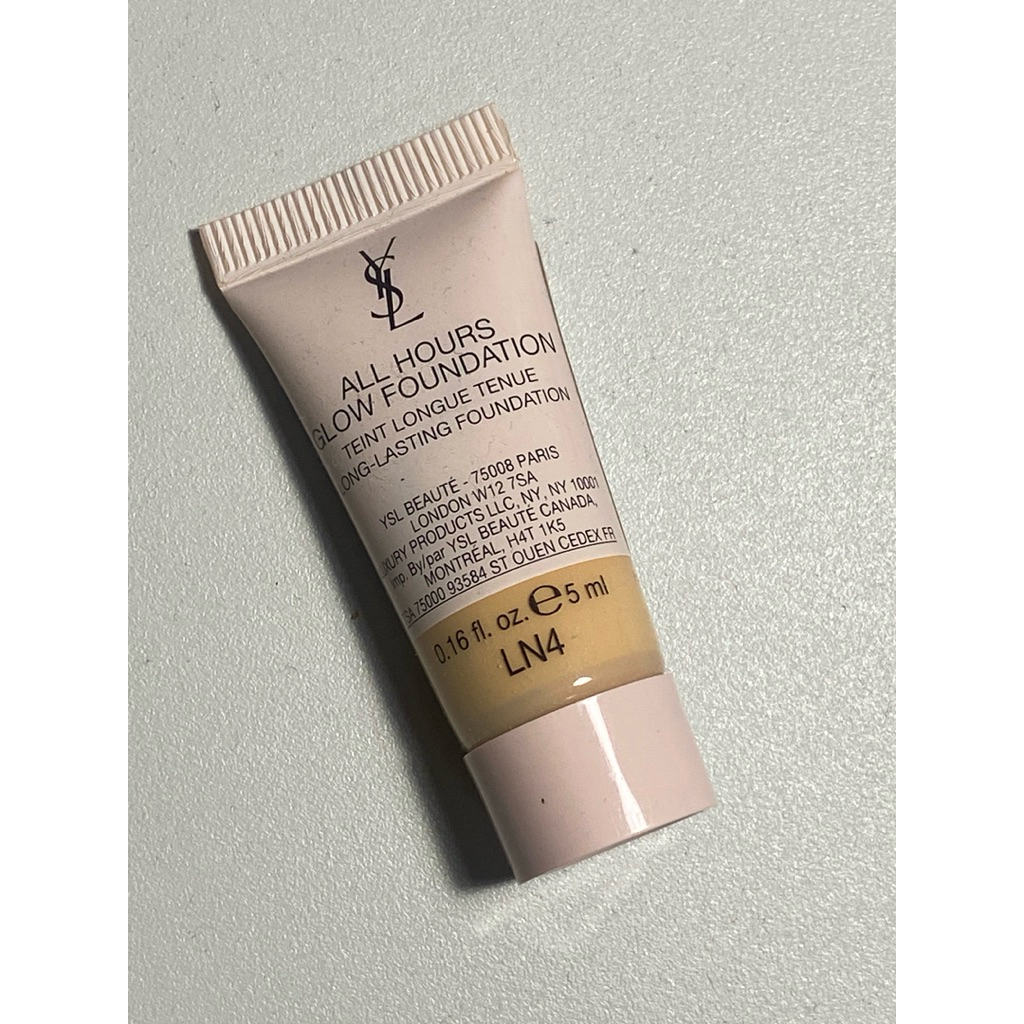 YSL BEAUTY รองพื้น ALL HOURS GLOW FOUNDATION 5 ml#LN4,LW9💥ของแท้ป้ายไทย💥