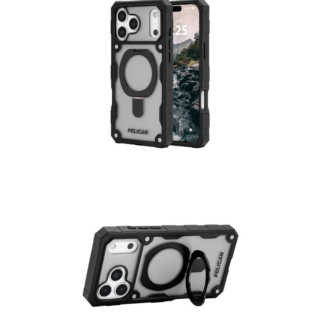 PELICAN SHIELD WITH MAg AND STAND - SMOKE 17 series ✅รับประกัน 1 ปี เคสมือถือ iPhone 17Pro,17 Promax