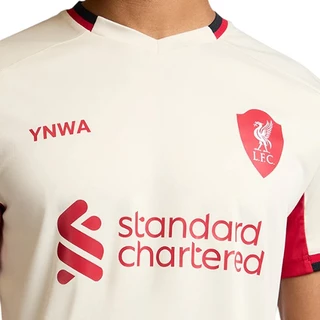 Liverpool Football Club ลิเวอร์พูล เสื้อบอล เสื้อเชียร์ ชุดเยือน Away Fan Jersey ฤดูกาล 2025/26 A25SP05 และ S24SP02