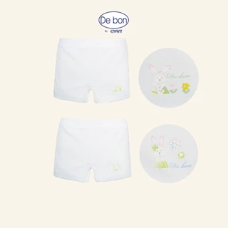 de bon by Enfant กางเกงในบ็อกเซอร์เด็กหญิง แพ็ค 2 ตัว