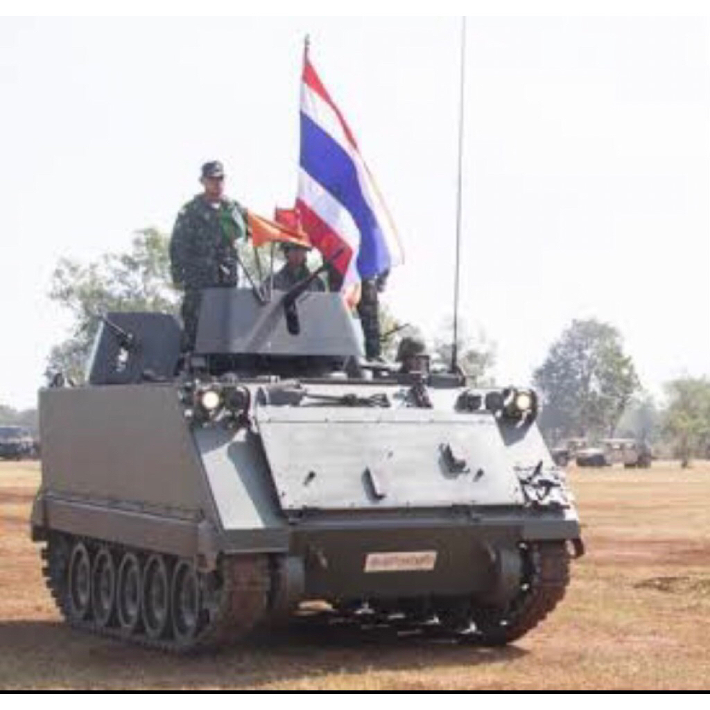 โมเดล รถจำลอง รถถัง รถ รสพ. เอ็ม 113  M113 ACAV และทหารราบ และภายในขนาด 1/35 ของ ทบ.ไทย ขนาดประมาณ 2