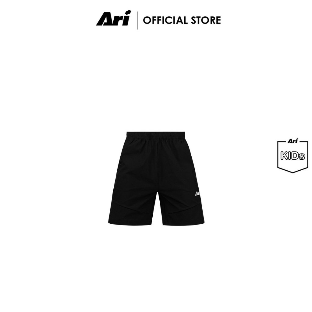 ARI KIDS ADEPT LITE SHORTS – BLACK (AAP2823-01) กางเกงขาสั้น เด็ก อาริ ADEPT LITE สีดำ – โปรปัง