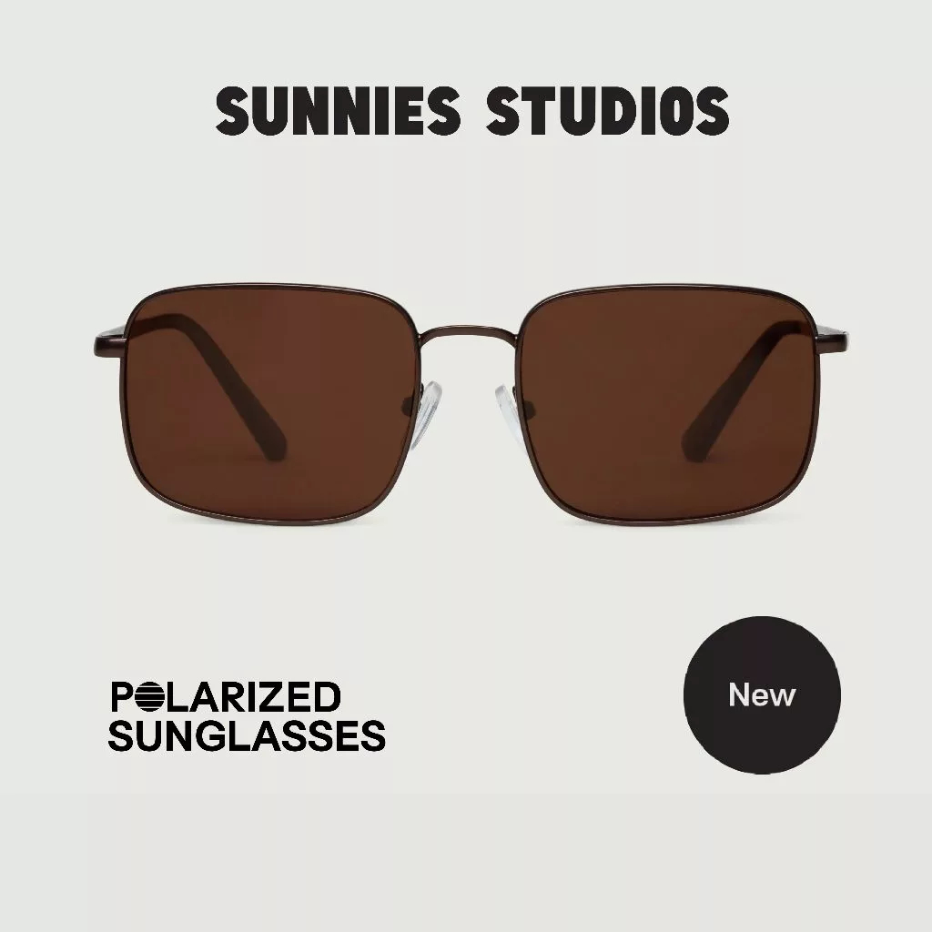 Sunnies Studios Vito (แว่นกันแดดทรงสี่เหลี่ยมแบบโพลาไรซ์ สำหรับยูนิเซ็กส์)