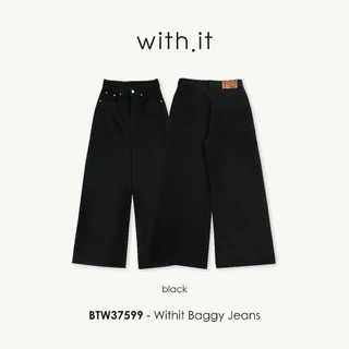 Withit Baggy Jeans กางเกงยีนส์ทรงแบคกี้ - BTW37599