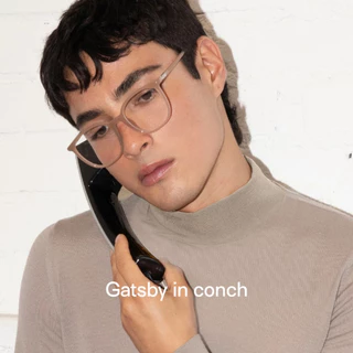 Sunnies Studios Anti-Rad Eyewear Gatsby (แว่นตากรองแสงสีฟ้า ไม่มีค่าสายตา สำหรับยูนิเซ็กส์)